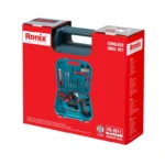کیت دریل شارژی 12 ولت تک باتری 35 پارچه رونیکس مدل RS-8611 - Image 11