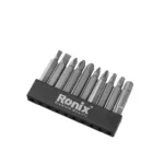 کیت دریل شارژی 12 ولت تک باتری 35 پارچه رونیکس مدل RS-8611